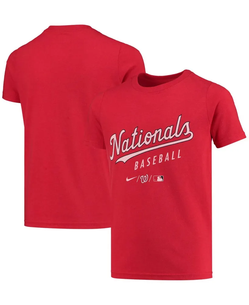 Nike Men's Washington Nationals Authentic Collection Early Work Performance T-Shirt - Red - S Each