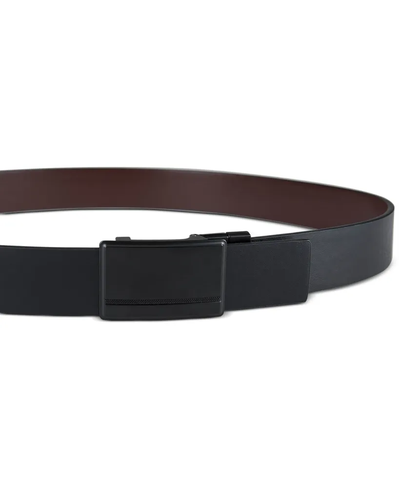Alfani Men's Reversible Compression Buckle Belt, Created for Macy's