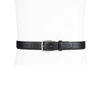 Club Room Men's Faux Leather Pebble Grain Stretch Belt, Created for Macy's