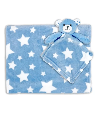 Baby Boys and Girls Bear Nunu and Blanket, 2 Piece Set