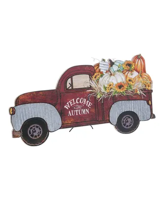 Gerson International Painted Truck with Fall Filled Bed, 31.5"