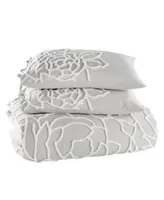 Chenille Rose Duvet Cover Sets Collection