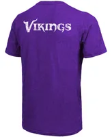 Minnesota Vikings Tri-Blend Pocket T-shirt - Heathered Purple