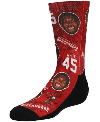 Youth Boys and Girls Devin White Tampa Bay Buccaneers Football Guy Multi Crew Socks