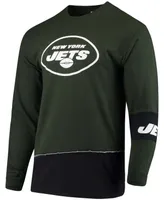 Men's Green, Black New York Jets Angle Long Sleeve T-shirt