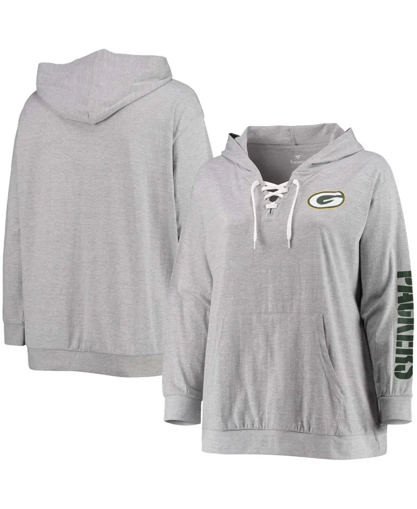 Pro Standard Heather Gray Green Bay Packers Local Patch Pullover Hoodie