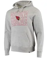 Men's Heathered Gray Arizona Cardinals Bevel Pullover Hoodie