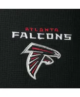 Men's Black Atlanta Falcons Maverick Thermal Henley Long Sleeve T-shirt