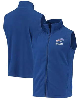 Men's Royal Buffalo Bills Houston Fleece Full-Zip Vest