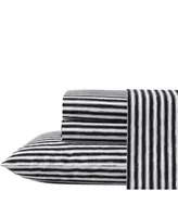 Betsey Johnson Sketchy Stripe Cotton Percale Sheet Sets