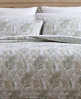 Tommy Bahama Home Maui Palm Cotton Reversible 3 Piece Quilt Set