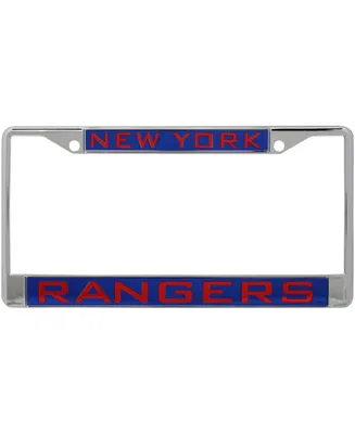 Multi New York Rangers Laser Inlaid Metal License Plate Frame