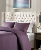 Madison Park Amelia Fabric Tufted Queen Headboard