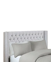 Madison Park Amelia Fabric Tufted Queen Headboard