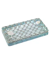 Avanti Seaglass Seashell and Netting Resin Bathroom Tray