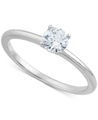 Grown With Love Igi Certified Lab Diamond Engagement Ring (1/2 ct. t.w.) 14k White or Yellow Gold
