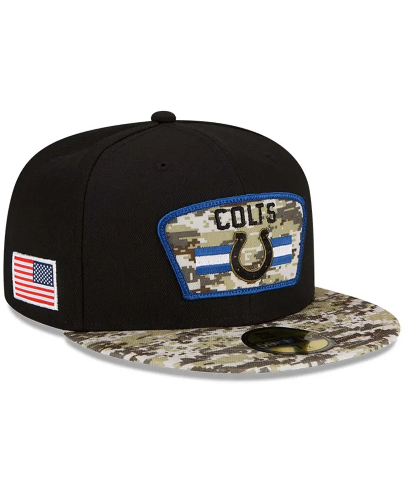 Men's New Era Graphite Indianapolis Colts Storm 59FIFTY Fitted Hat