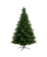 North Carolina Spruce Artificial Christmas Tree with Clear Lights and Bendable Branches