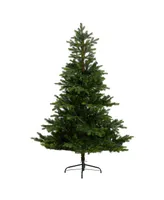 North Carolina Spruce Artificial Christmas Tree with 350 Clear Lights and 631 Bendable Branches, 6'