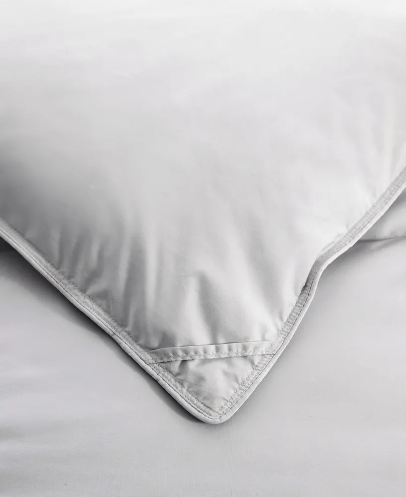 Unikome Year Round Ultra Soft Fabric Baffled Box Design 75% Down Comforter, Twin - Silver