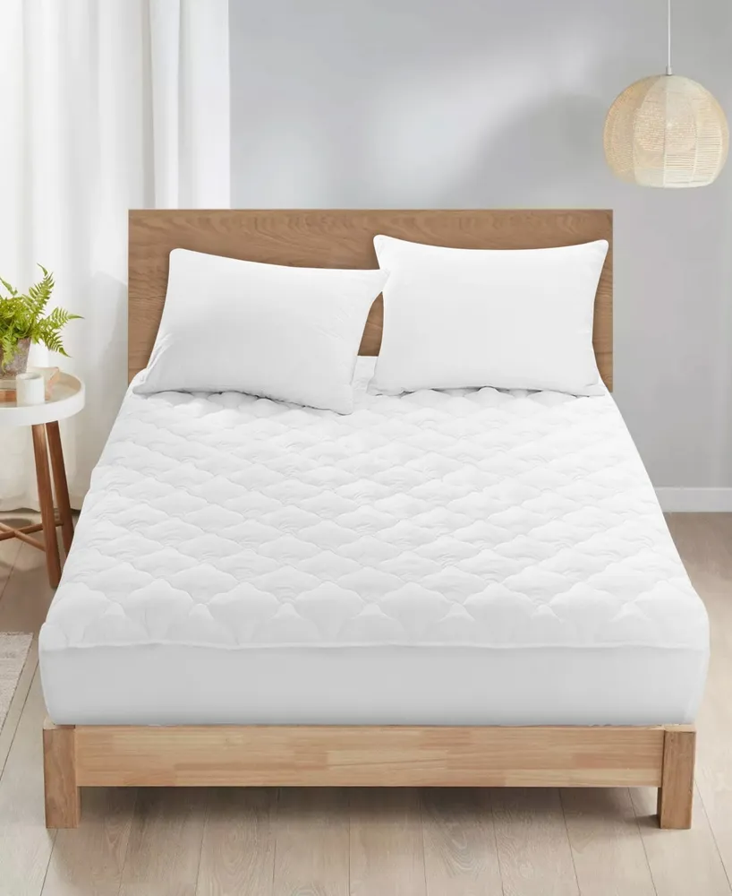 Ella Jayne Classic Quilted Mattress Protector - Full - White