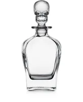 Godinger Skull Whiskey Decanter, 24 Oz