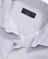 Alfani Men's Slim Fit Stripe Dress Shirt, Created for Macy's