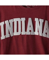 Pressbox Women's Heathered Crimson Indiana Hoosiers Two-Hit Canyon Long Sleeve T-Shirt