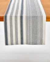 Hammond Woven Stripe Table Runner, 72" x 14"