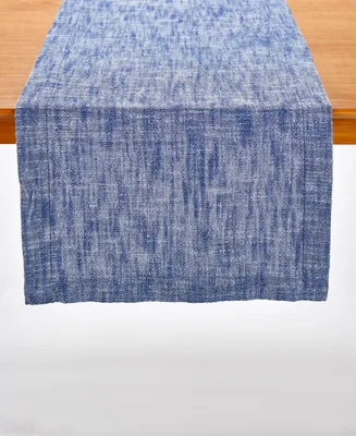 Chambray Woven Table Runner, 72" x 14"