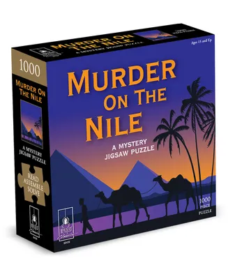 BePuzzled Murder On The Nile Classic Mystery Jigsaw Puzzle