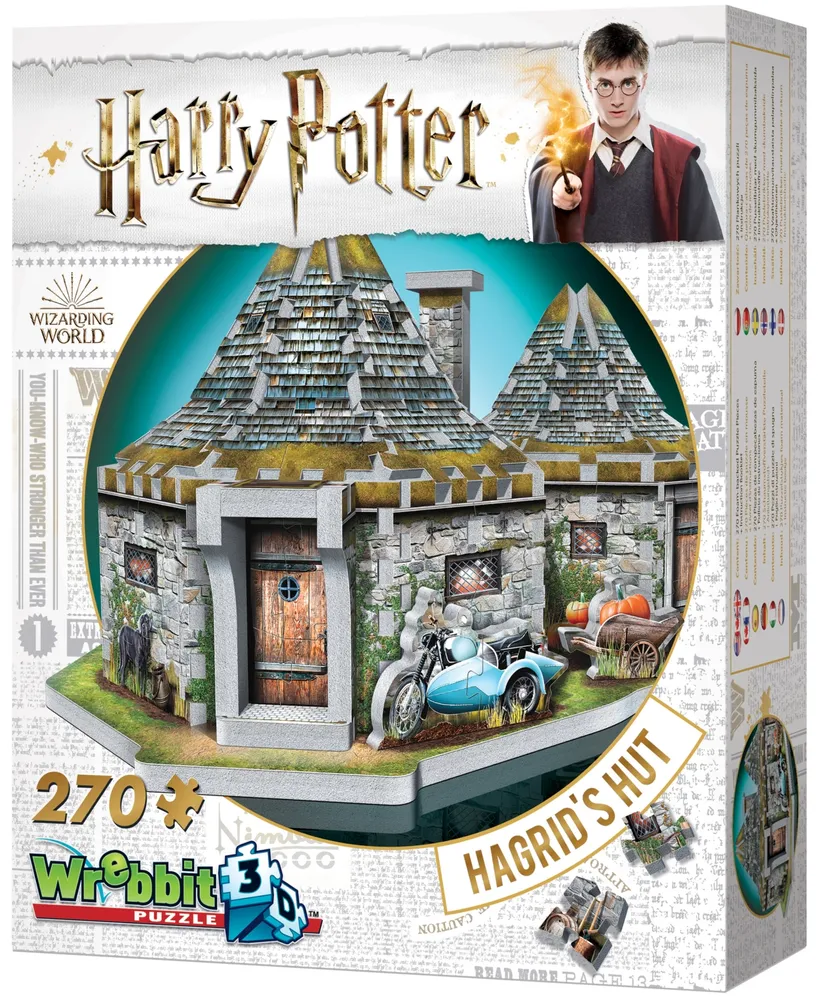 Wrebbit Harry Potter Collection - Hagrid's Hut 3D Puzzle