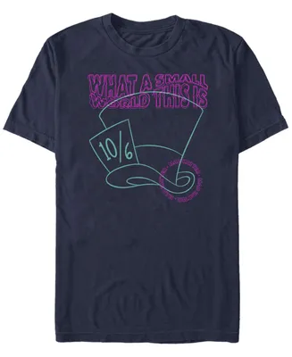 Men's Alice Wonderland Small World Short Sleeve T-shirt