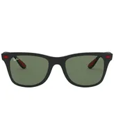 Ray-Ban Scuderia Ferrari Collection 52 Men's Low Bridge Fit Sunglasses