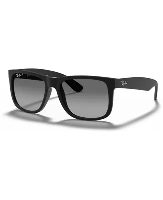 Ray-Ban Unisex Polarized Low Bridge Fit Sunglasses, RB4165F Justin Classic