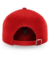 Men's Red Chicago Blackhawks Core Primary Logo Adjustable Hat