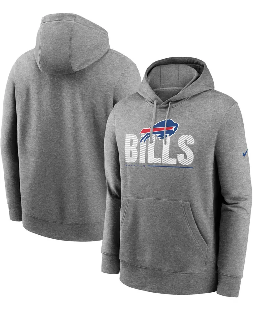 Buffalo Bills Starter Extreme Pullover Hoodie - Royal/Heather Charcoal