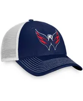 Men's Navy Washington Capitals Core Primary Logo Trucker Snapback Hat