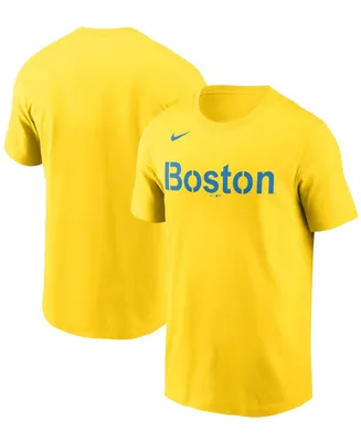 Men's Nike Alex Verdugo Gold Boston Red Sox City Connect Replica Player Jersey, XL