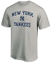 Men's Heathered Gray New York Yankees Heart Soul T-shirt