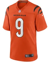 Men's Joe Burrow Orange Cincinnati Bengals Alternate Game Jersey