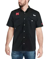 Men's Black Nebraska Huskers Bonehead Shirt
