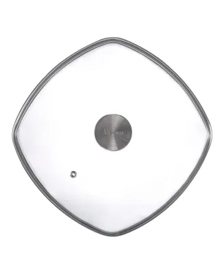 Victoria Glass Lid with Stainless Steel Knob for 10" Grill Pan