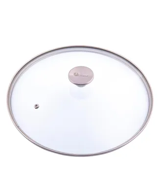 Victoria Glass Lid with Stainless Steel Knob for 13" Skillet