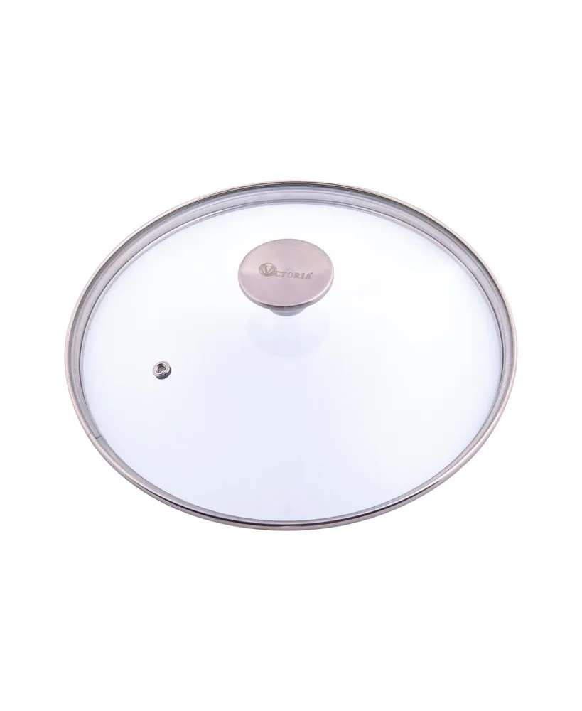 Victoria Glass Lid with Stainless Steel Knob for 8" Skillet