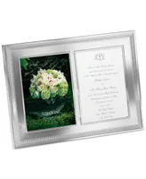 Vera Wang Wedgwood Grosgrain Double Invitation 5" x 7" Frame