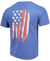 Men's Royal Florida Gators Baseball Flag Comfort Colors T-shirt