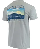 Men's Gray Penn State Nittany Lions Comfort Colors Campus Scenery T-shirt