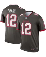 Men's Tom Brady Pewter Tampa Bay Buccaneers Alternate Legend Jersey