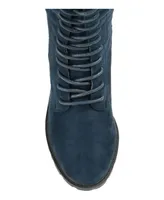 Journee Collection Women's Jenicca Wide Calf Lace Up Boots
